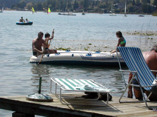Schwimmern und Segeln im Hotel Kanz am Faakersee